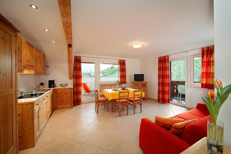 Living room with large balcony