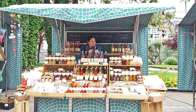 Saturday market in Merano